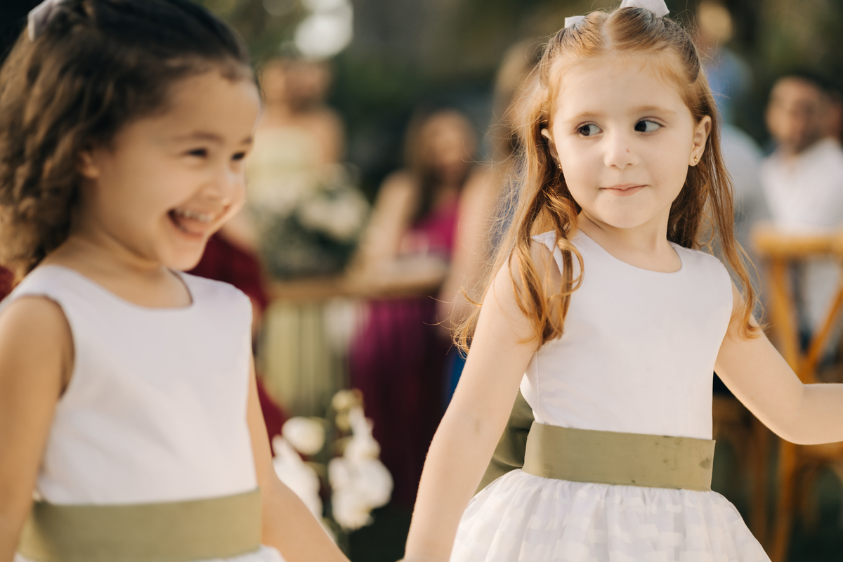 Entrada das daminhas.