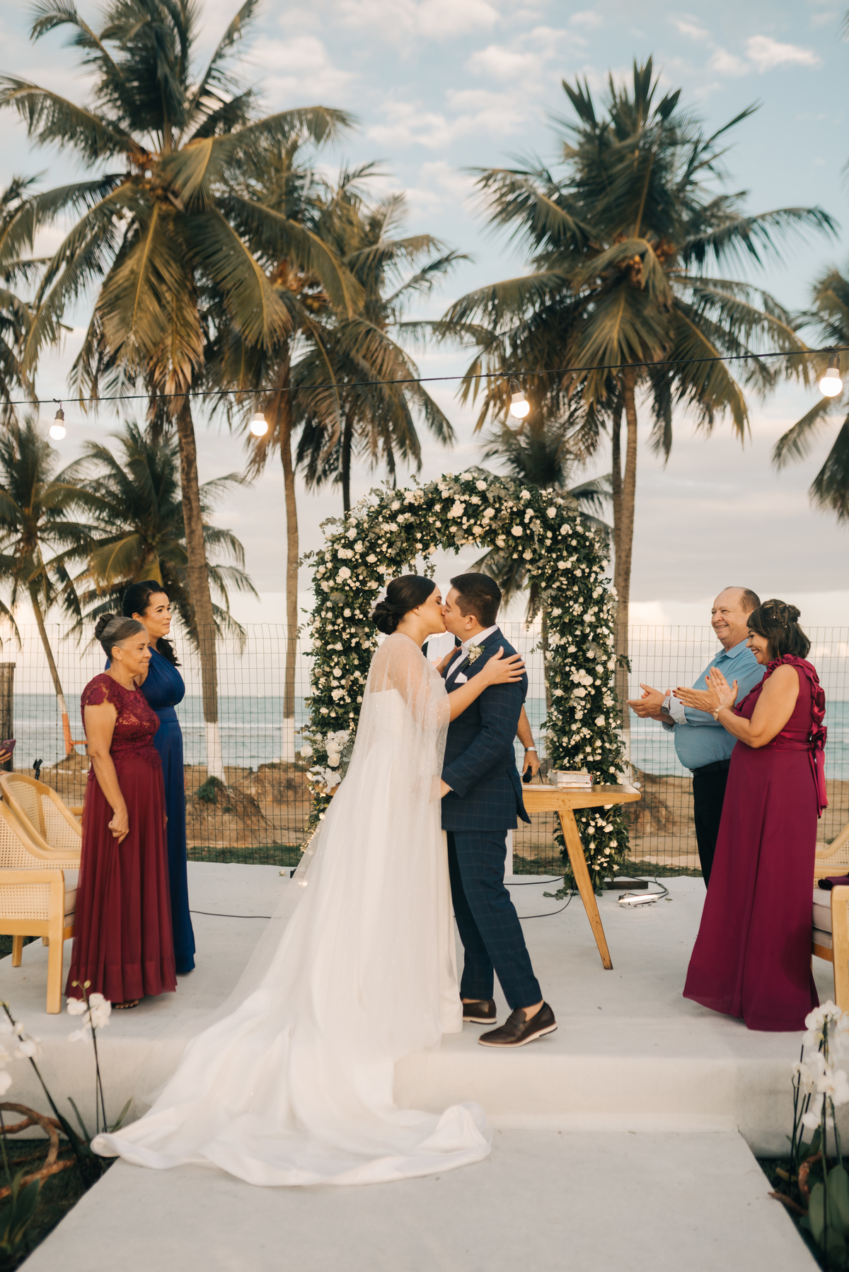 Casamento na praia.