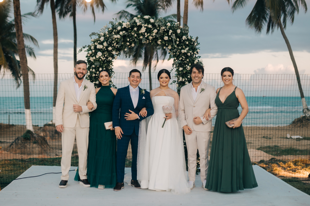 Casamento na praia.