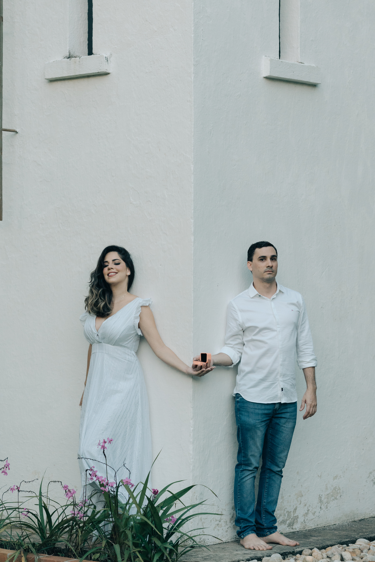 Ensaio pré casamento em aldeia.