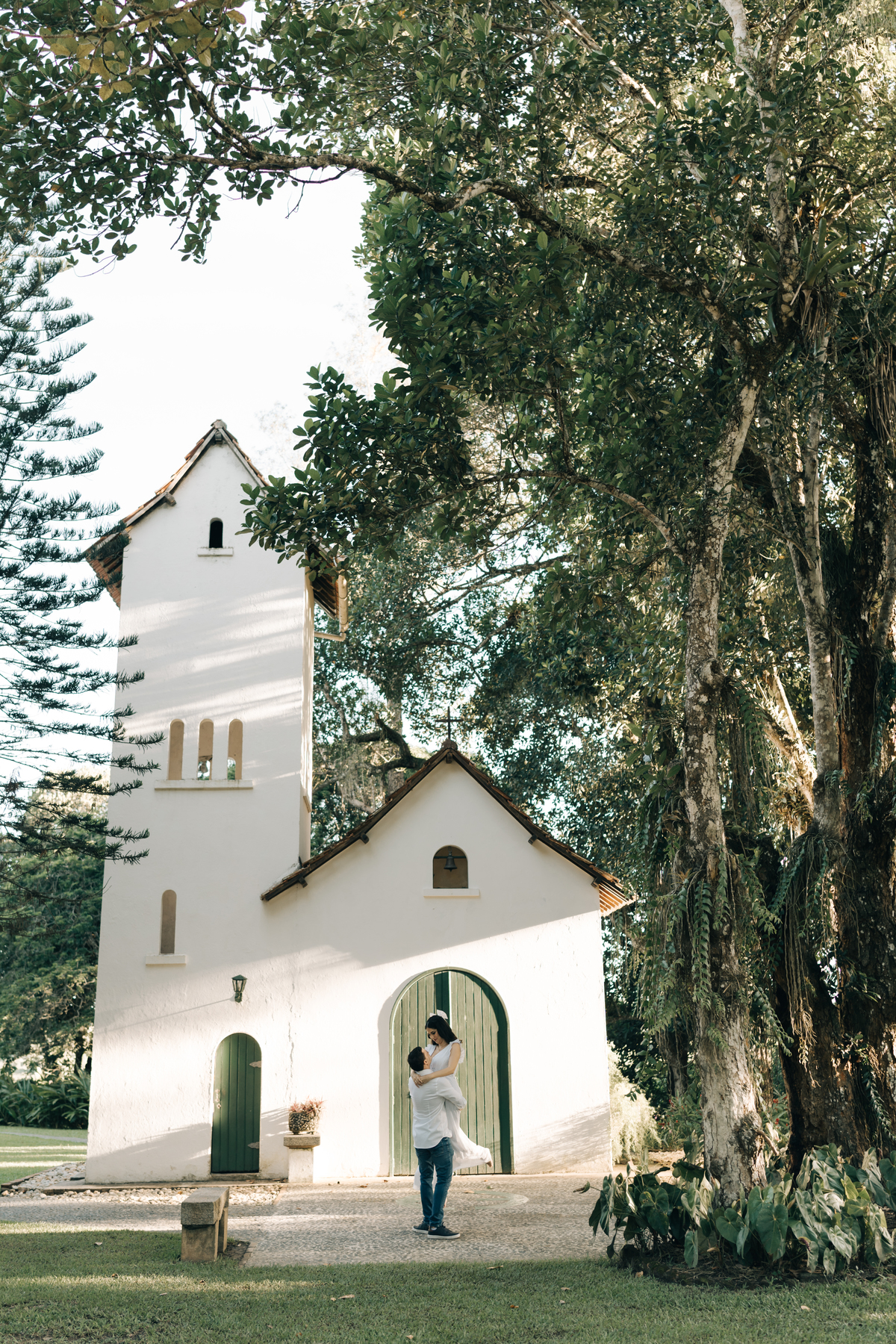 Ensaio pré casamento em aldeia.