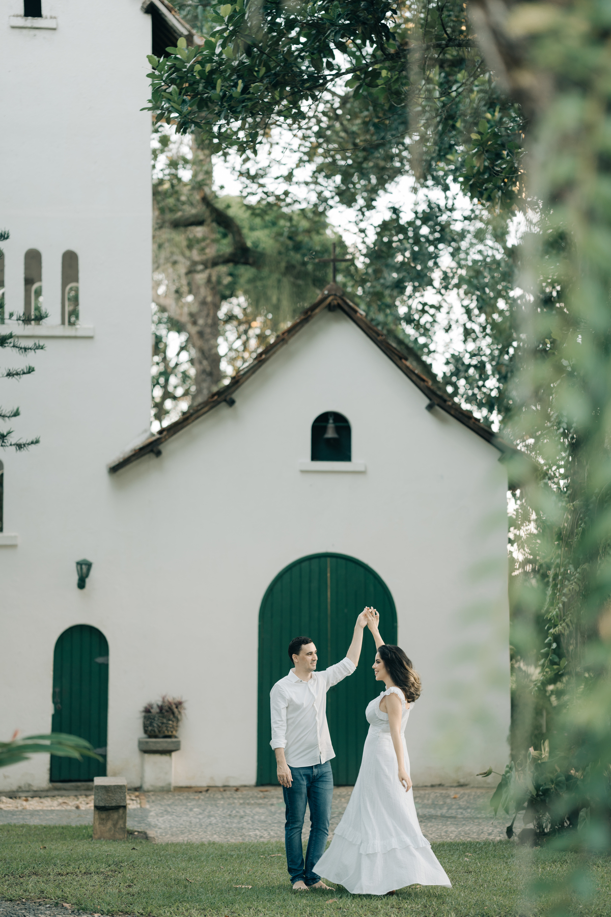 Ensaio pré casamento em aldeia.
