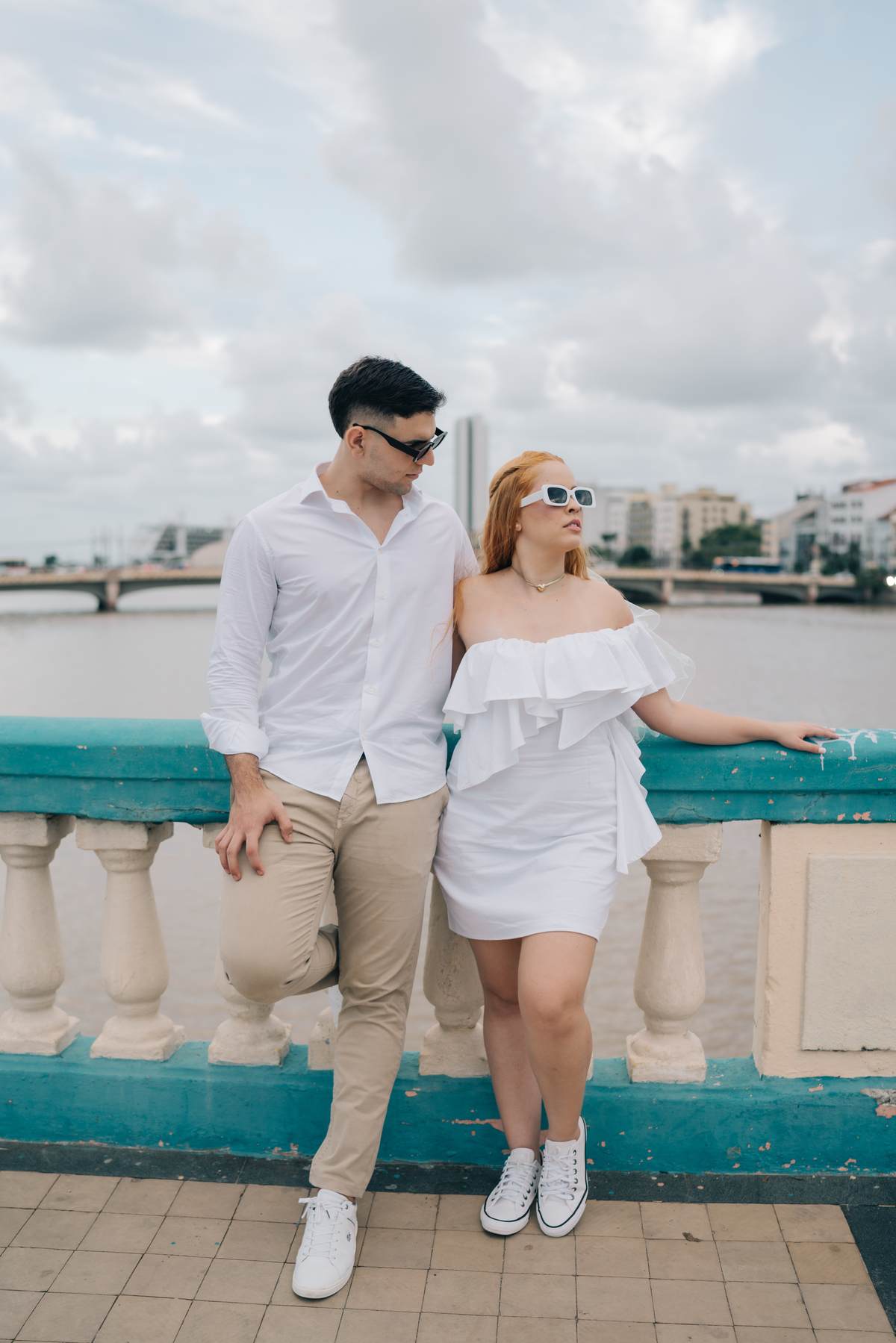 Ensaio de casal no Recife antigo.