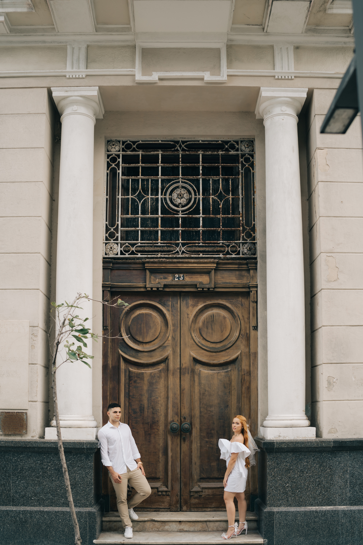 Ensaio de casal no Recife antigo.