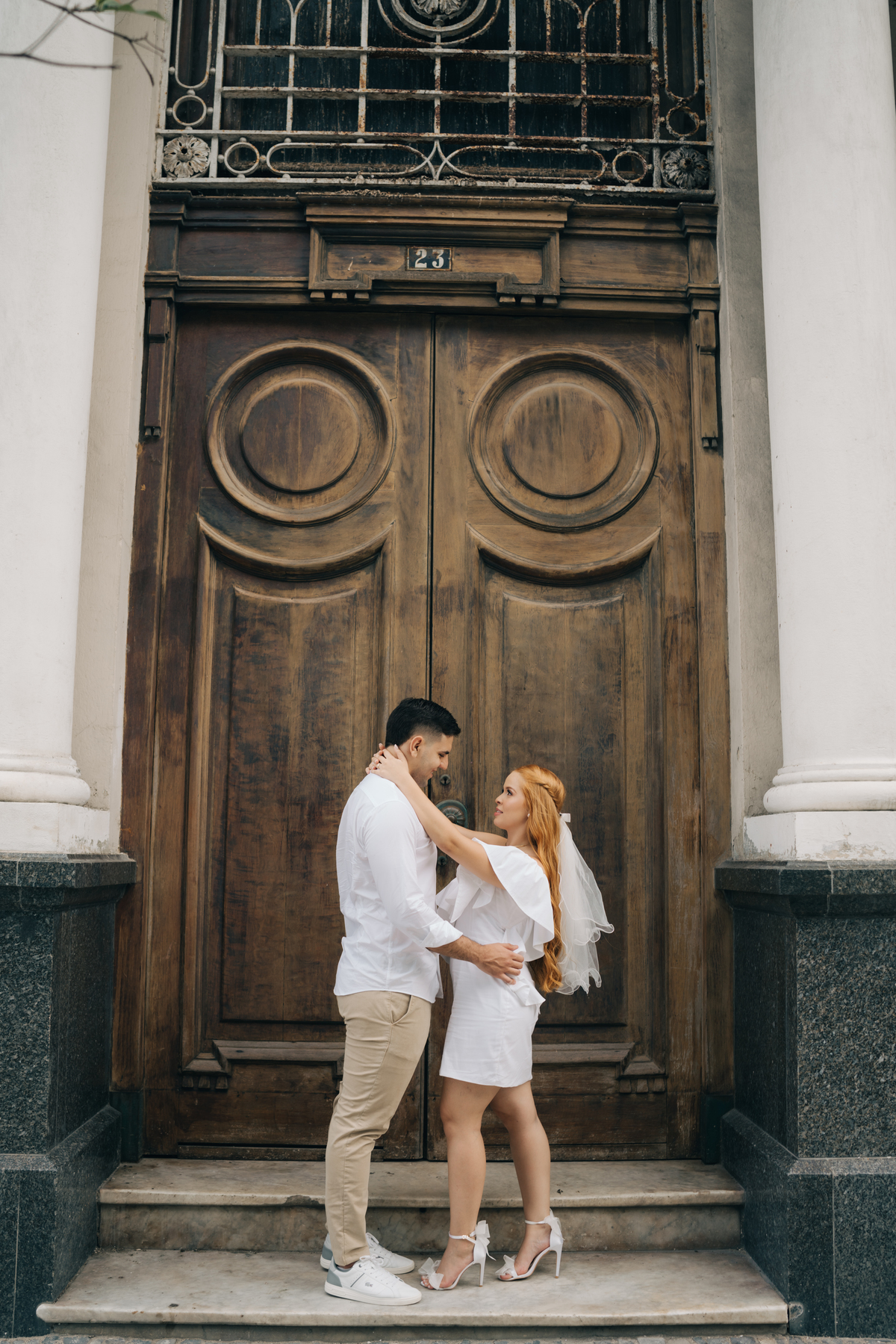 Ensaio de casal no Recife antigo.
