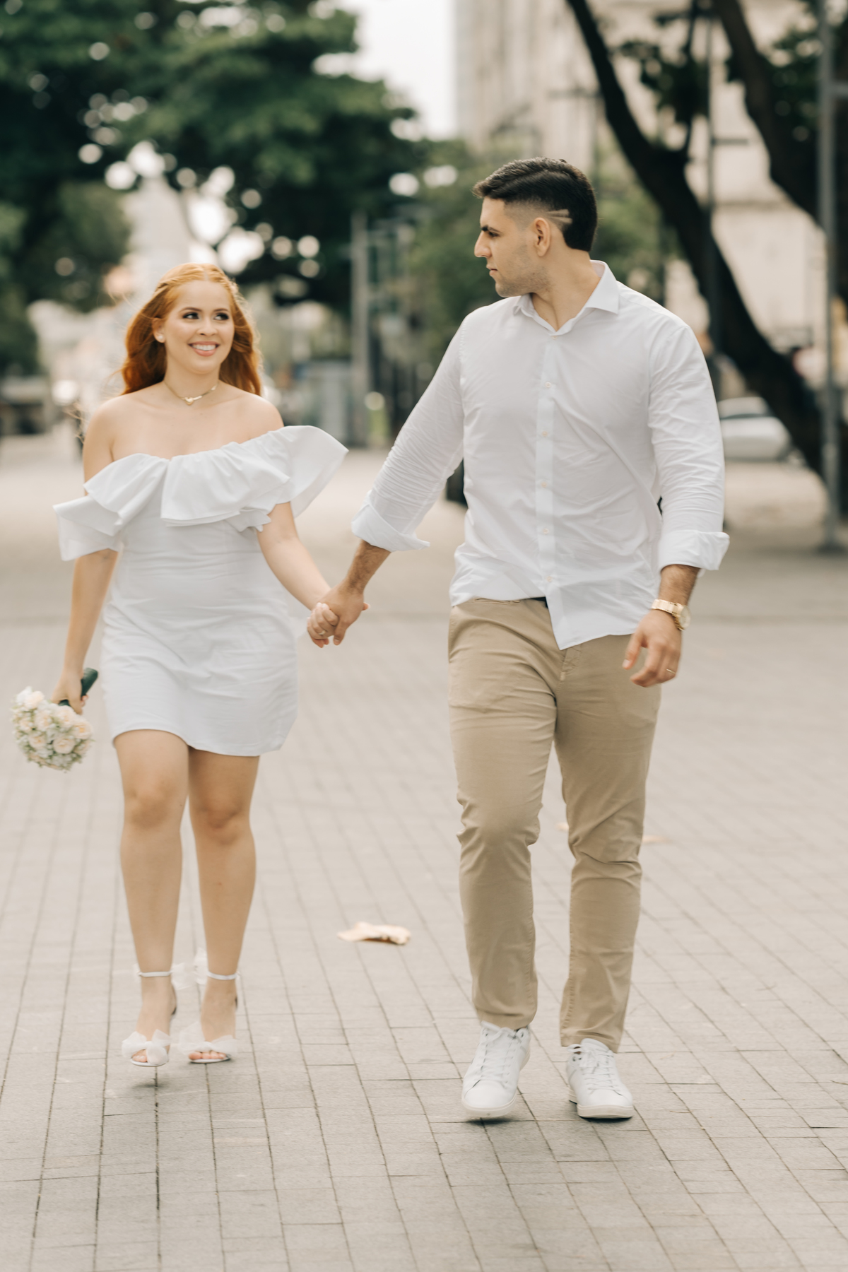 Ensaio de casal no Recife antigo.