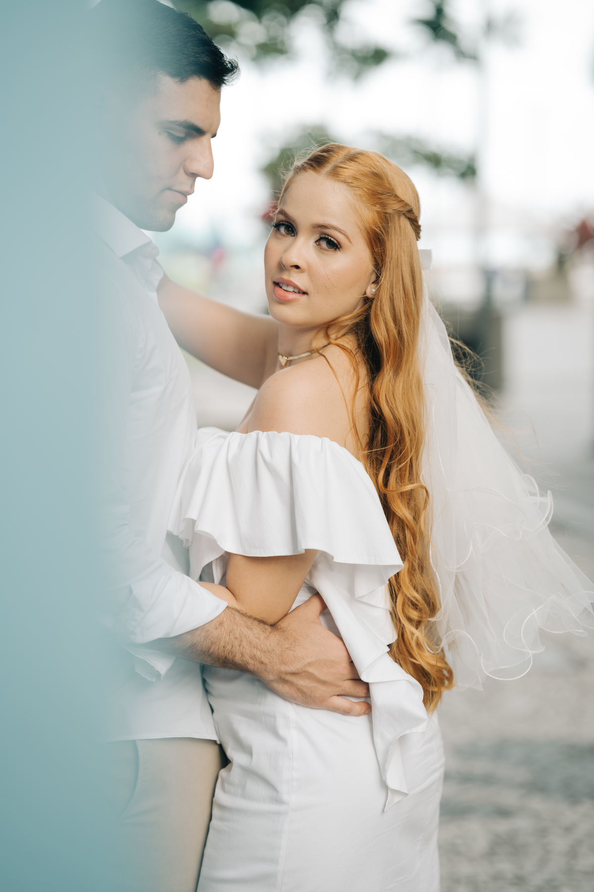 Ensaio de casal no Recife antigo.