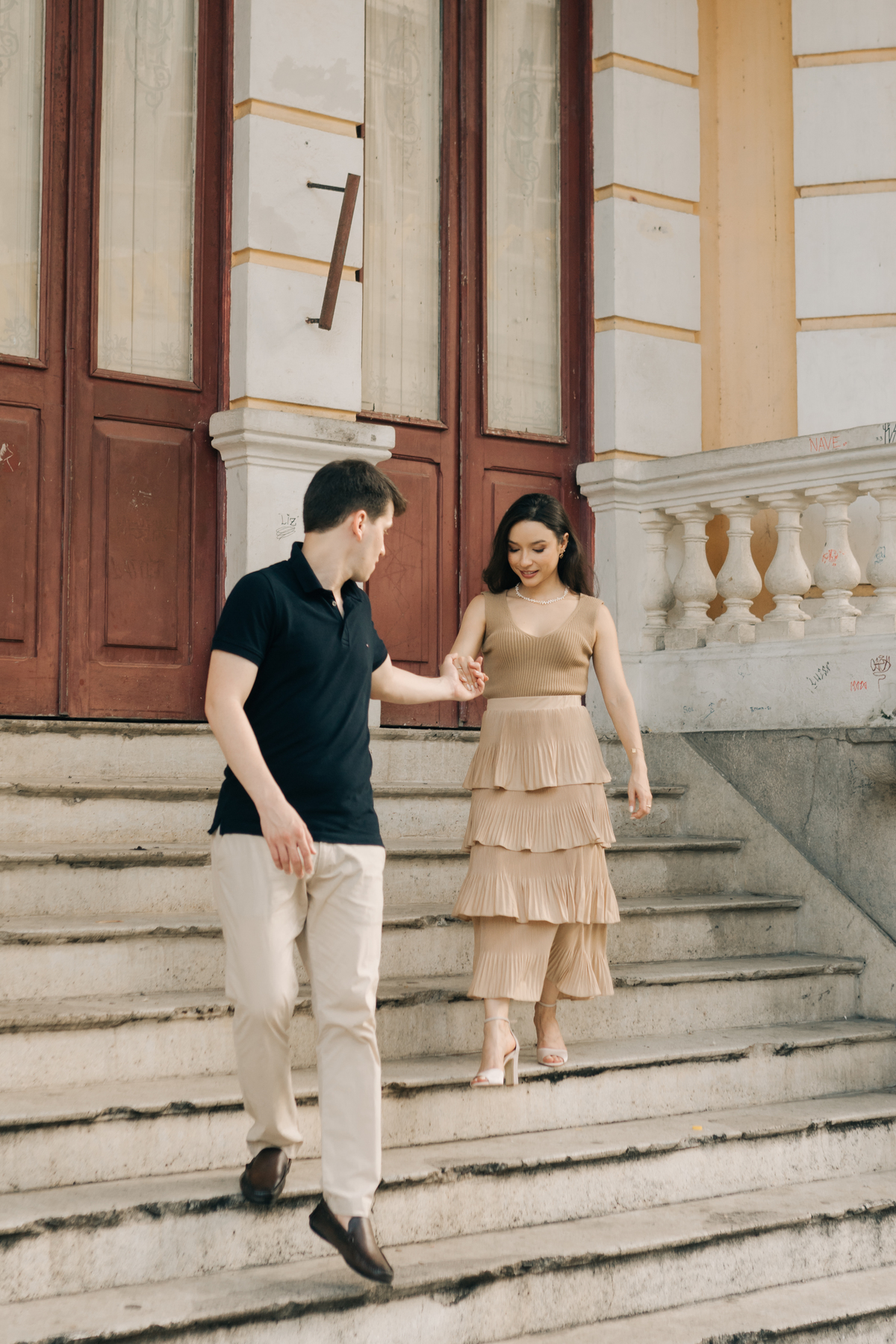 Ensaio pré wedding no Recife Antigo.