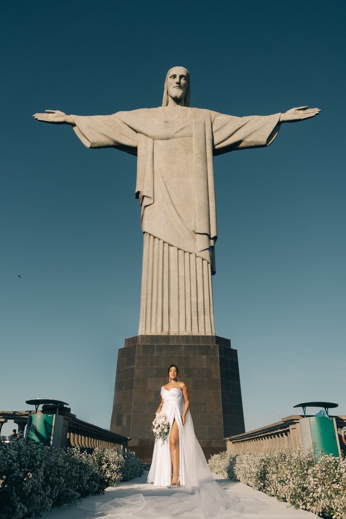 Casamento no cristo redentor.