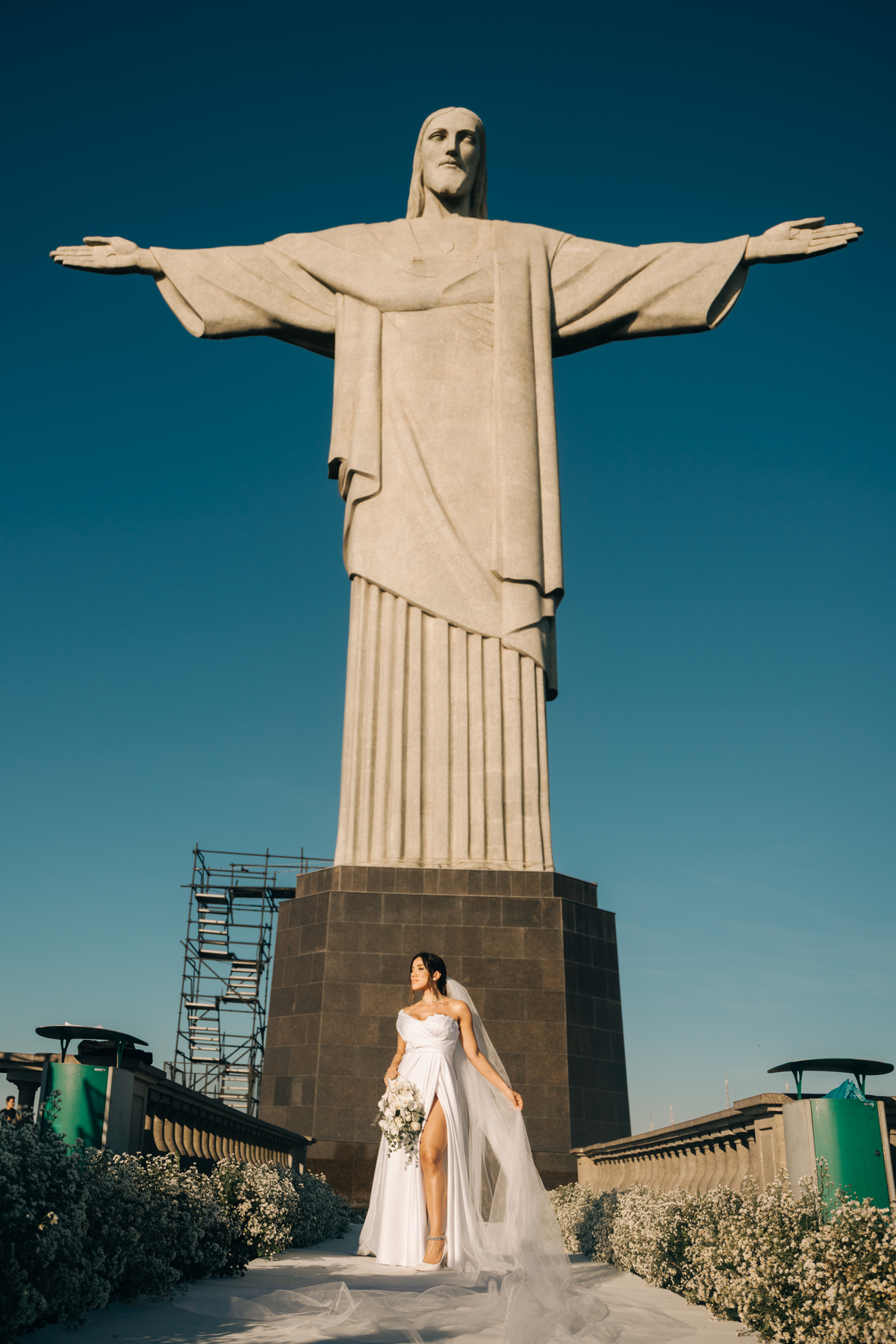 Casamento no cristo redentor.