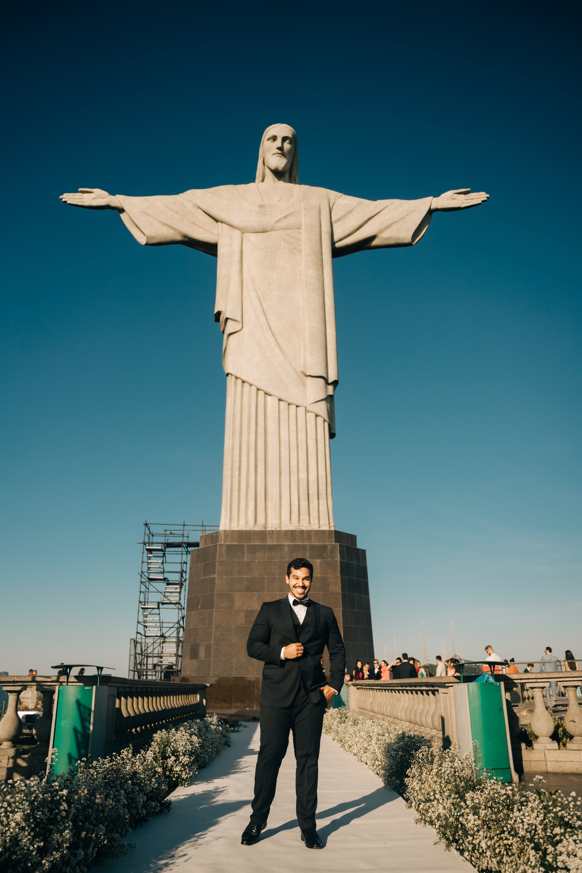 Casamento no cristo redentor.