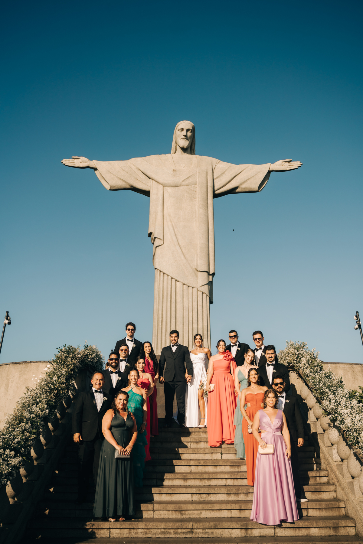 Casamento no cristo redentor.