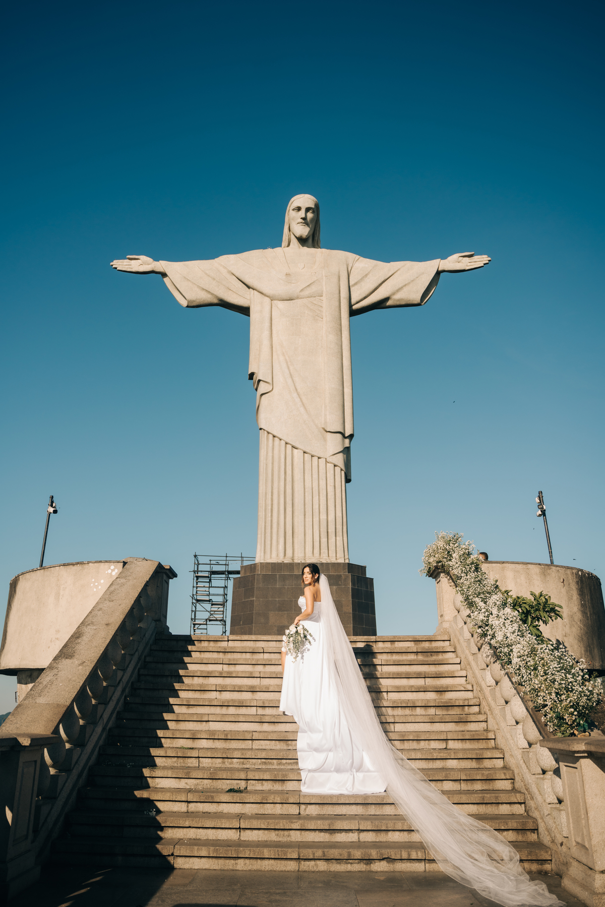 Casamento no cristo redentor.