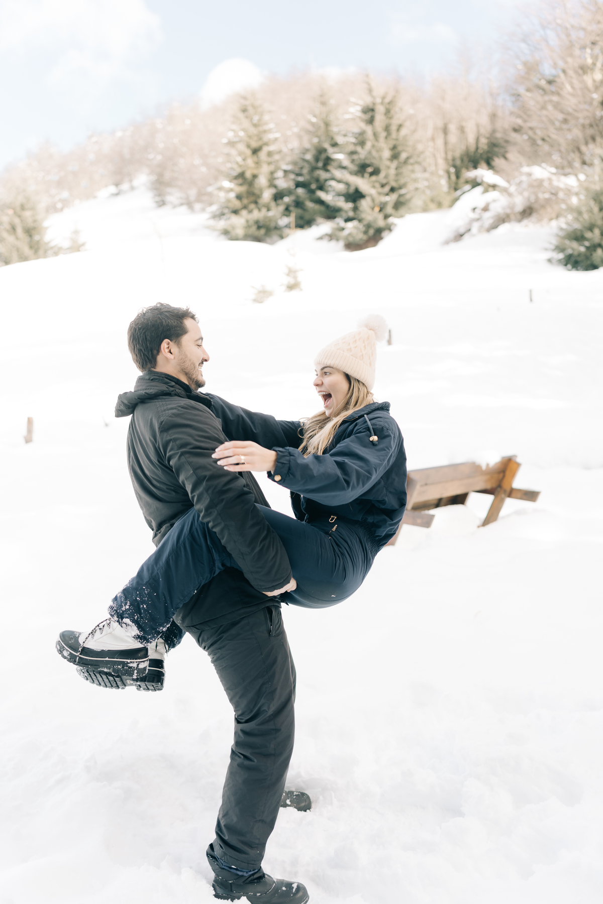 Ensaio de casal em Bariloche.