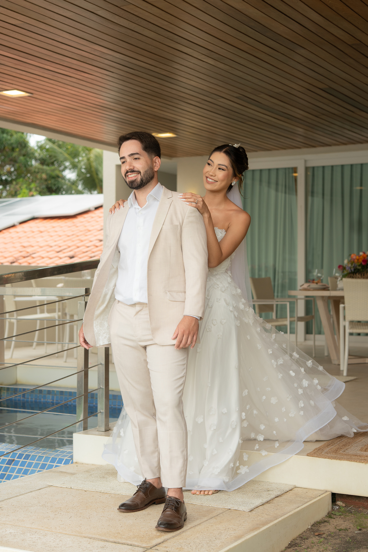 Casamento na praia de Tamandaré.