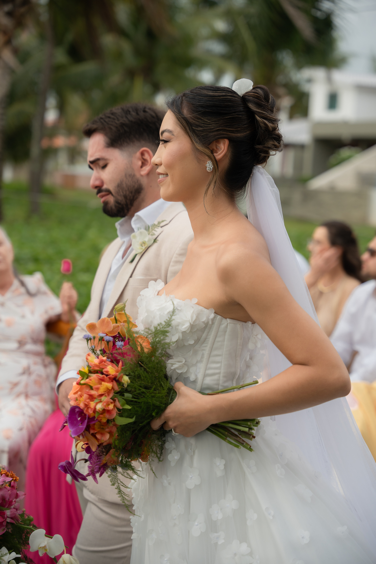 Casamento na praia de Tamandaré.