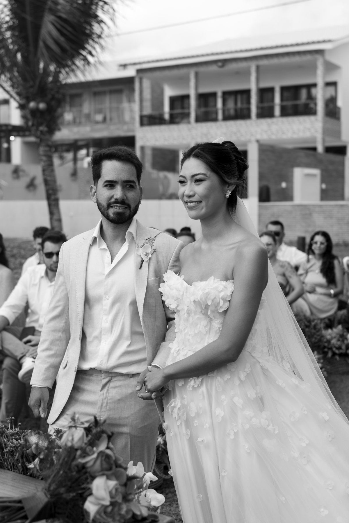 Casamento na praia de Tamandaré.