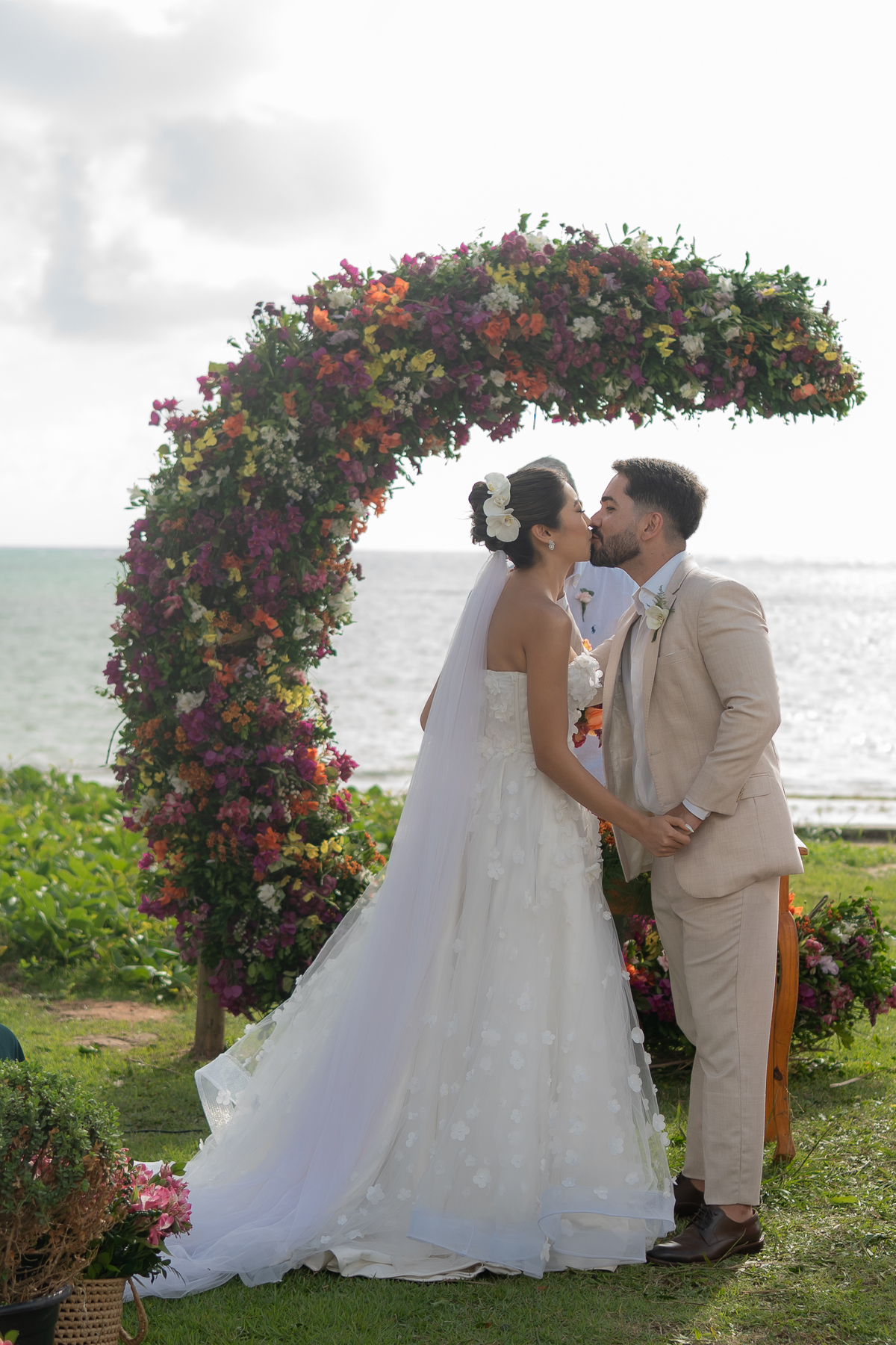 Casamento na praia de Tamandaré.