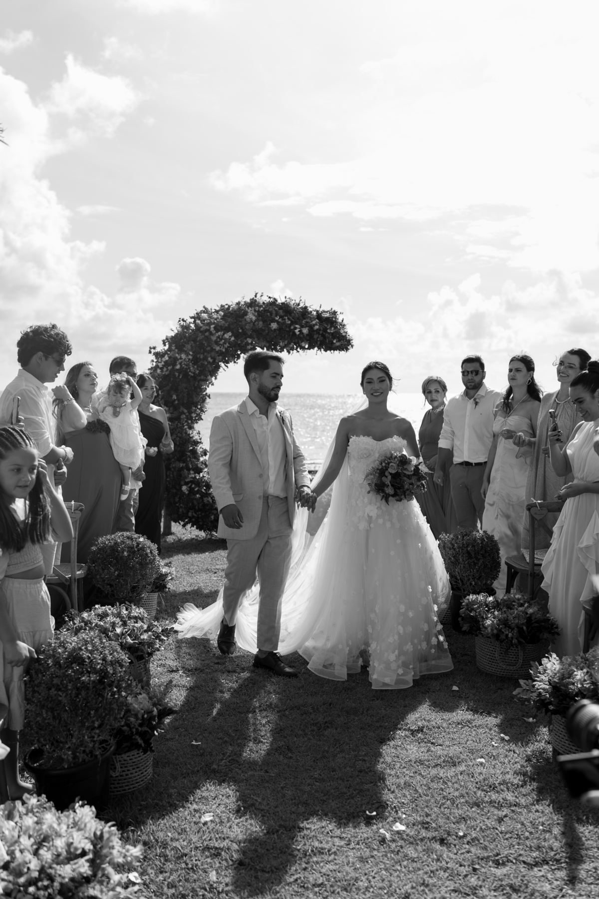 Casamento na praia de Tamandaré.
