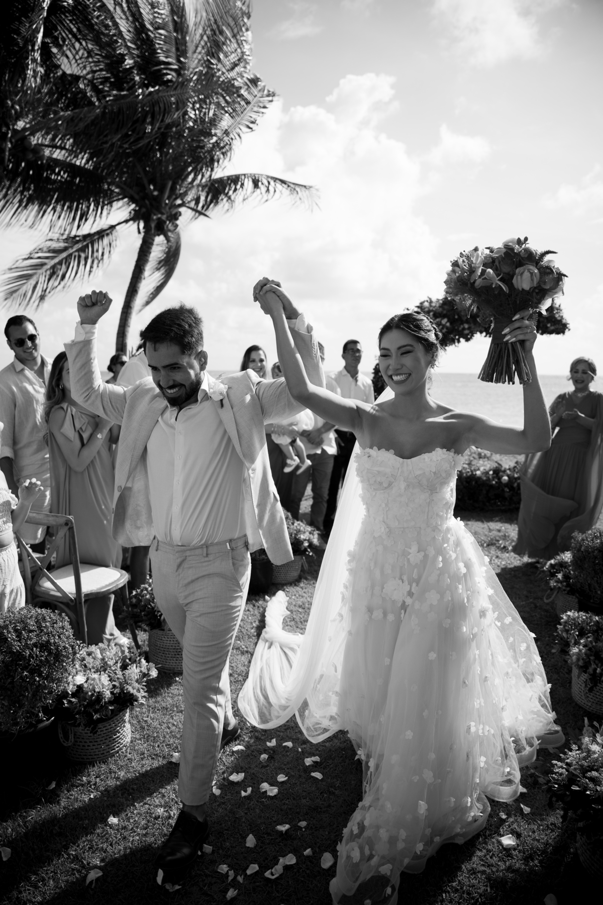 Casamento na praia de Tamandaré.