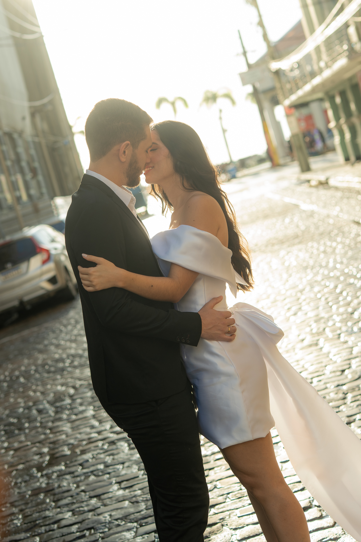 Ensaio de casal no Recife antigo.