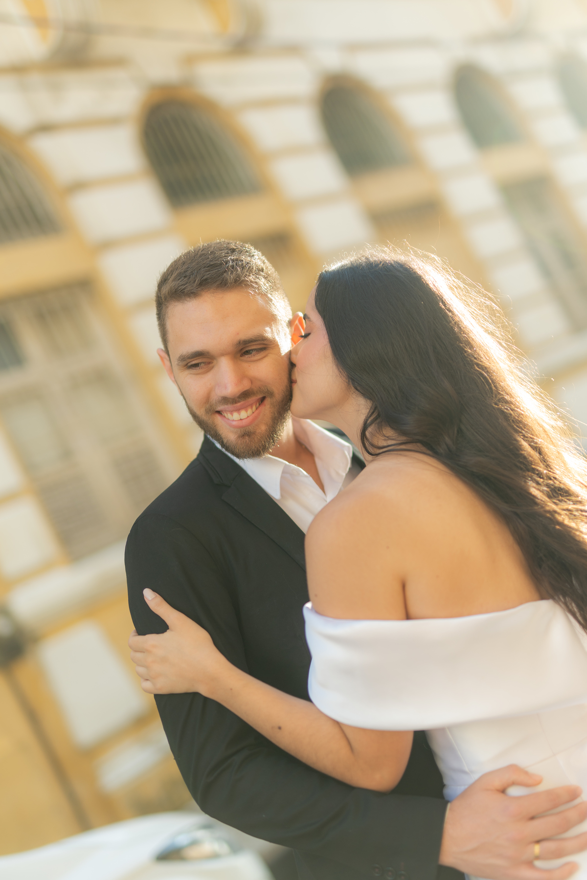 Ensaio de casal no Recife antigo.