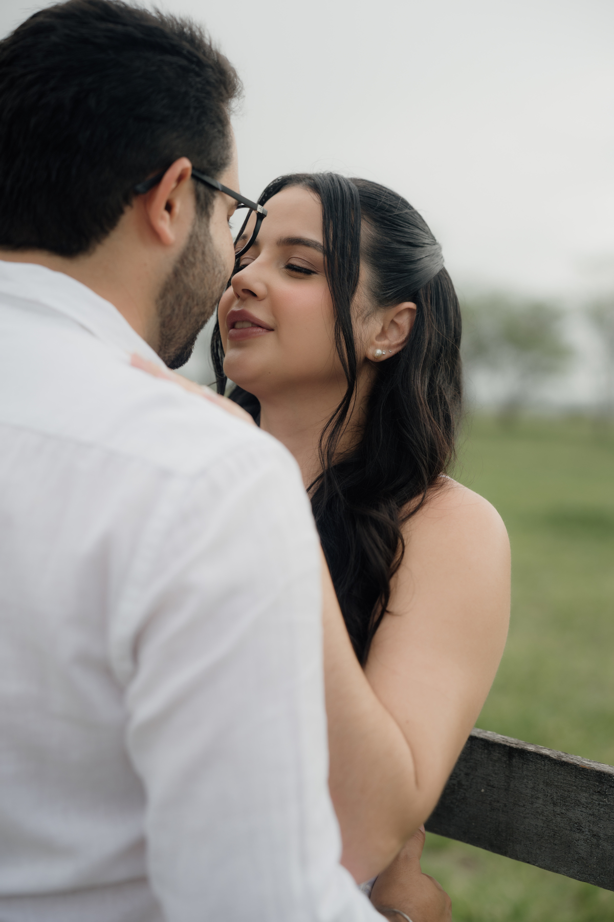 Ensaio pré wedding no por do sol.