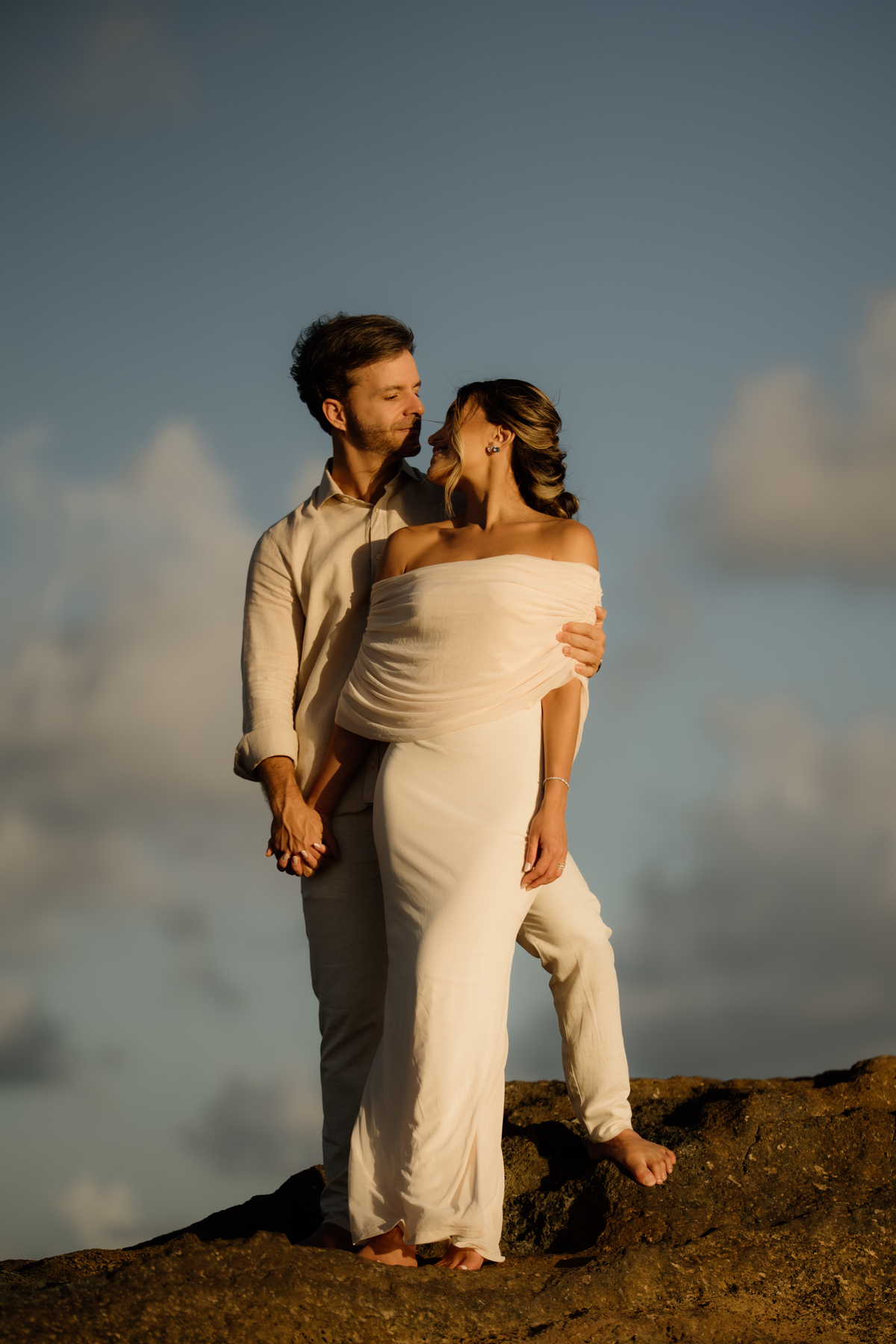 Ensaio pré wedding na praia