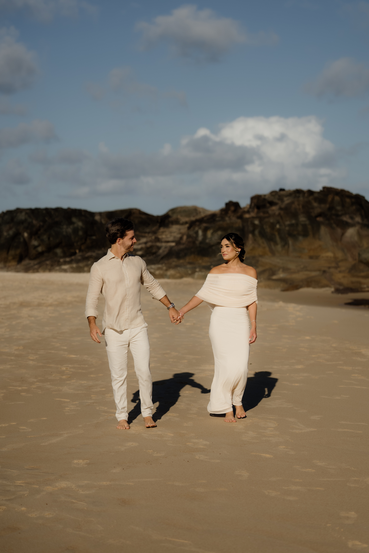 Ensaio pré wedding na praia.