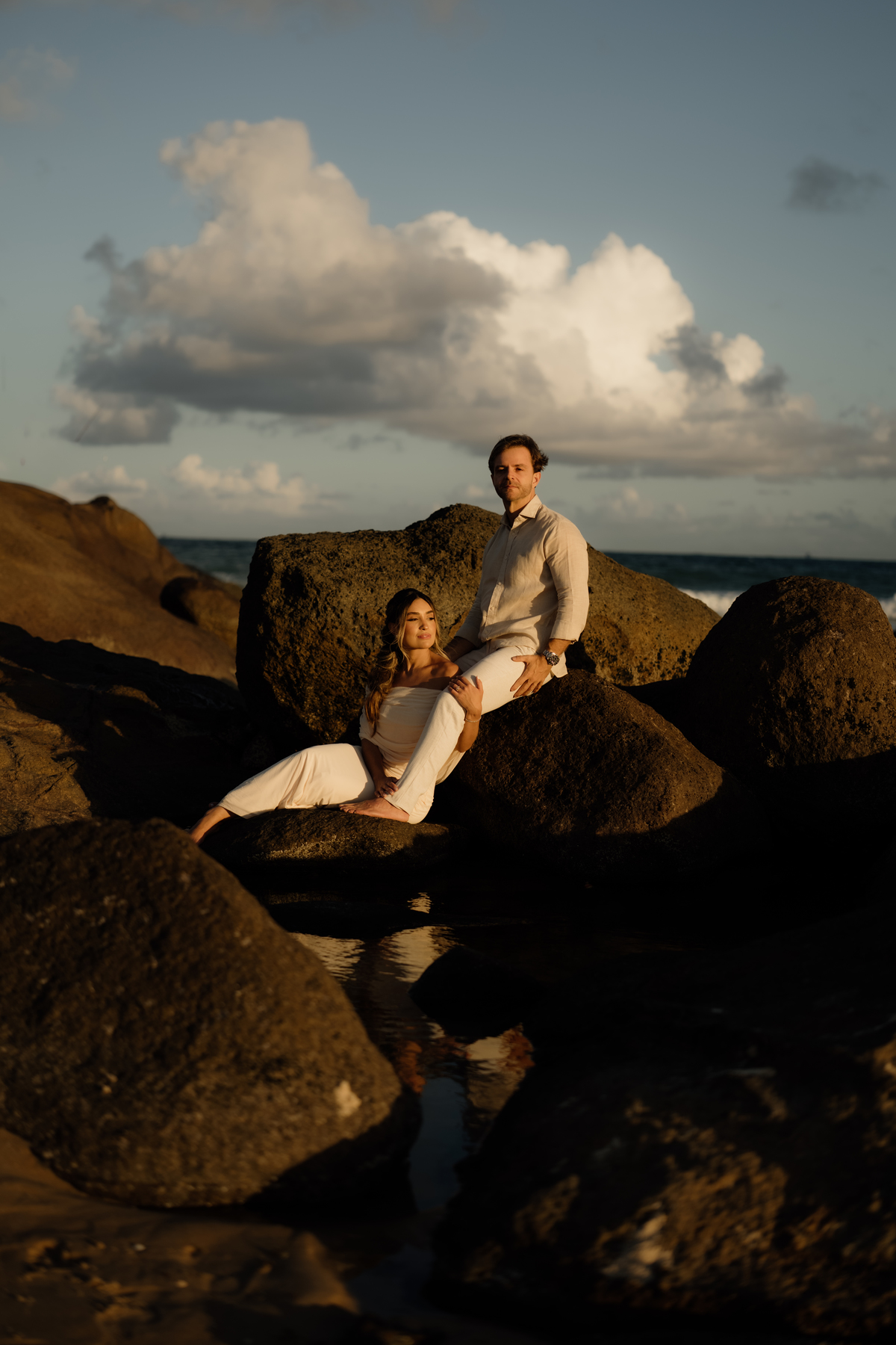 Ensaio pré wedding na praia