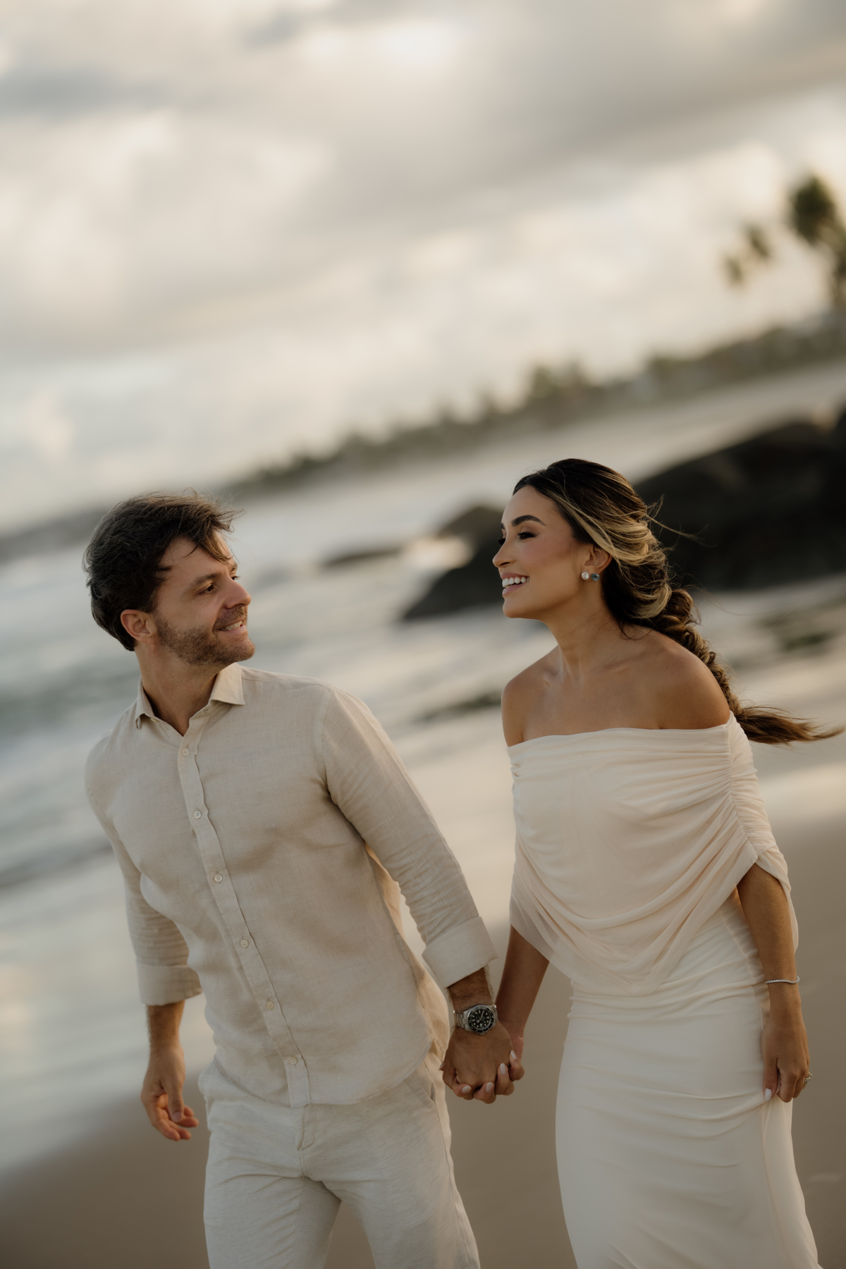 Ensaio pré wedding na praia