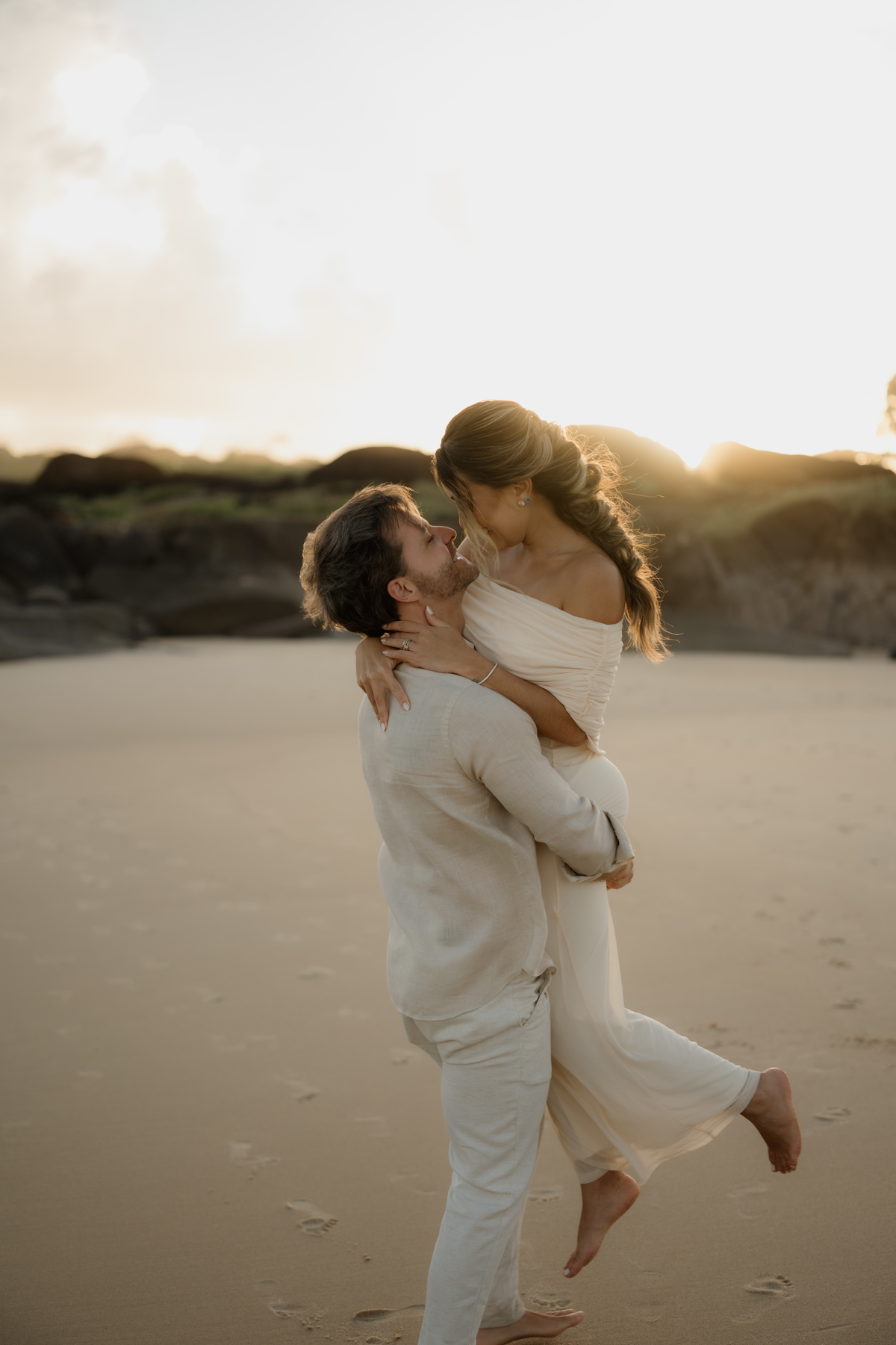 Ensaio pré wedding na praia