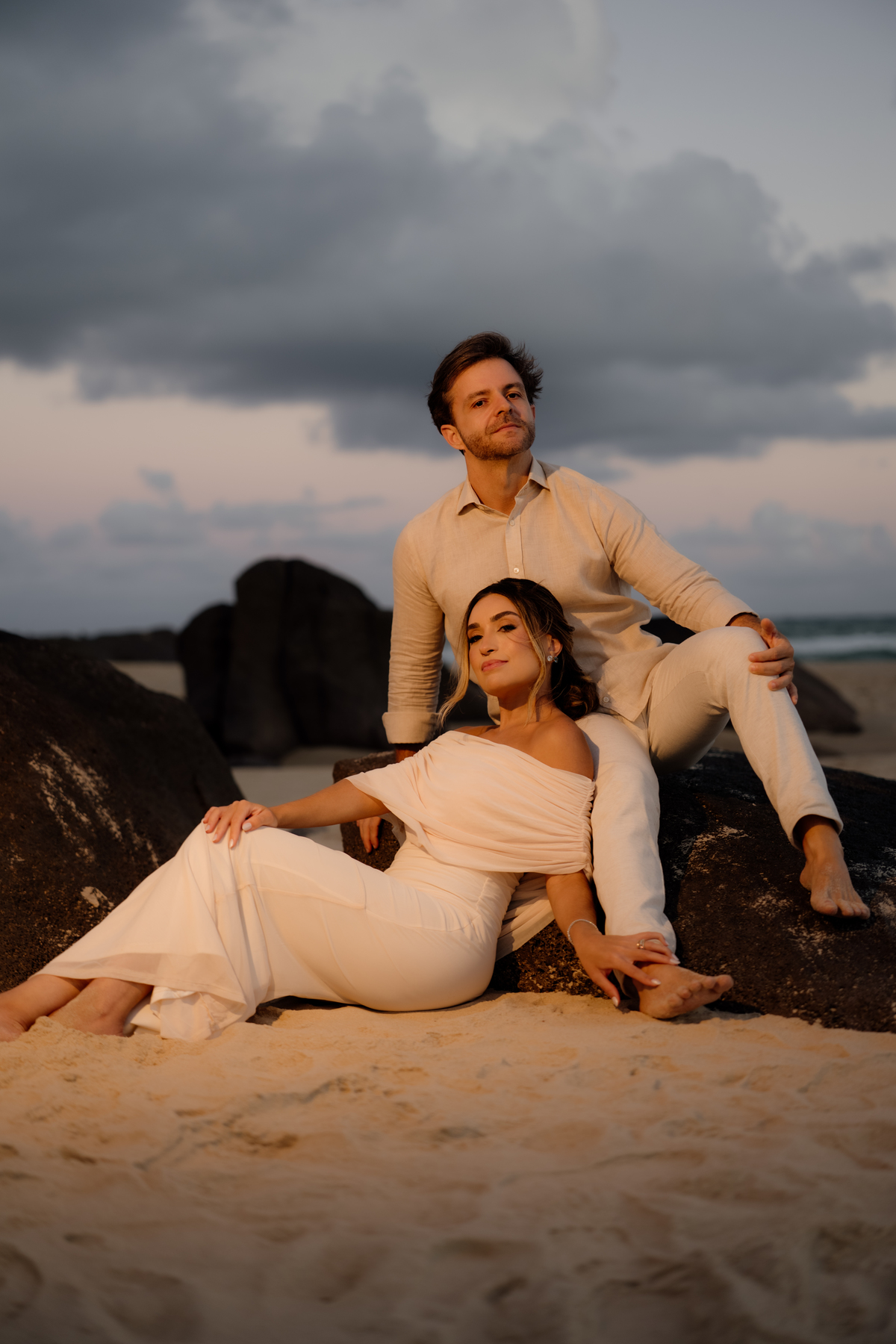 Ensaio pré wedding na praia