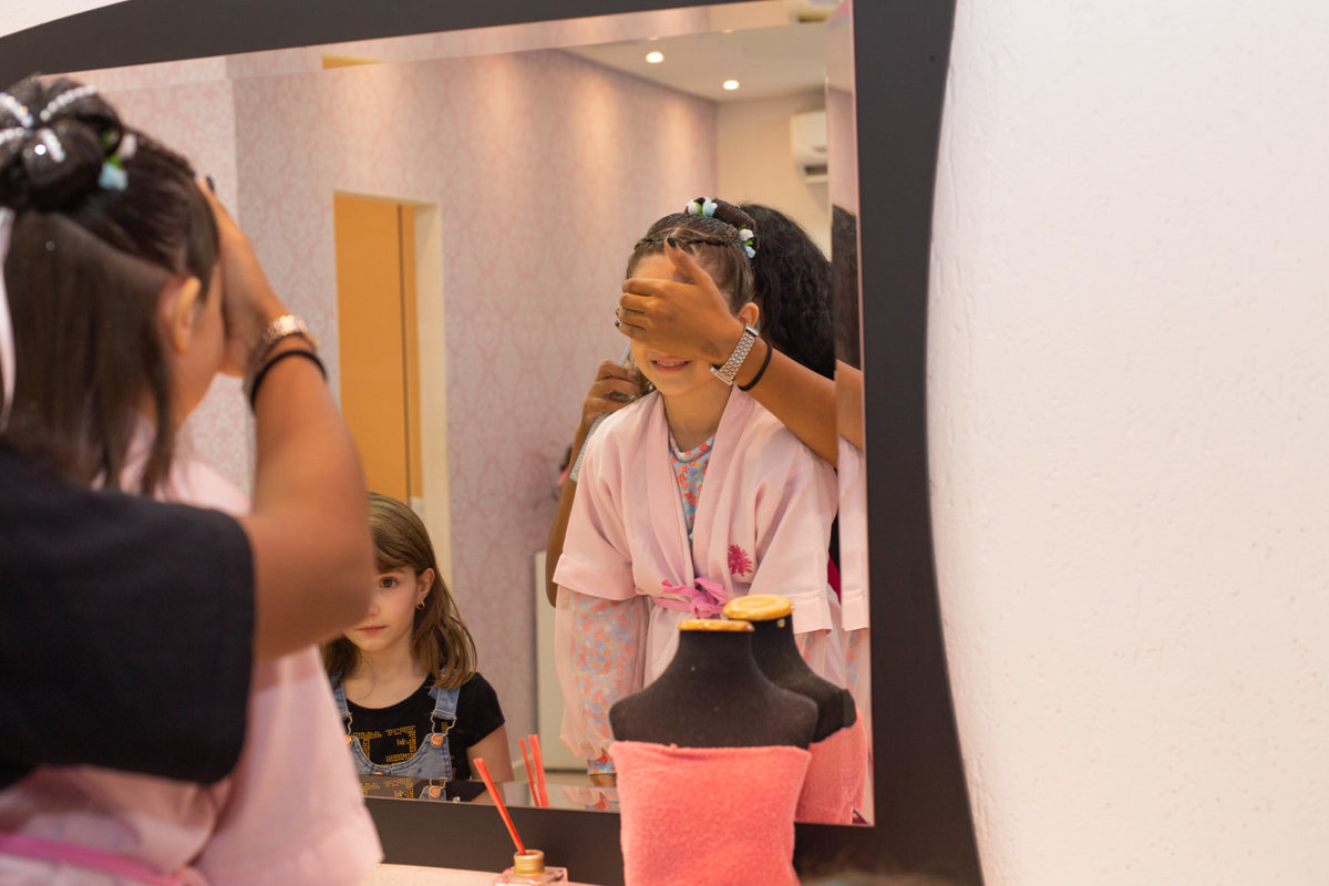 Surpresa antes de ver o pendeado