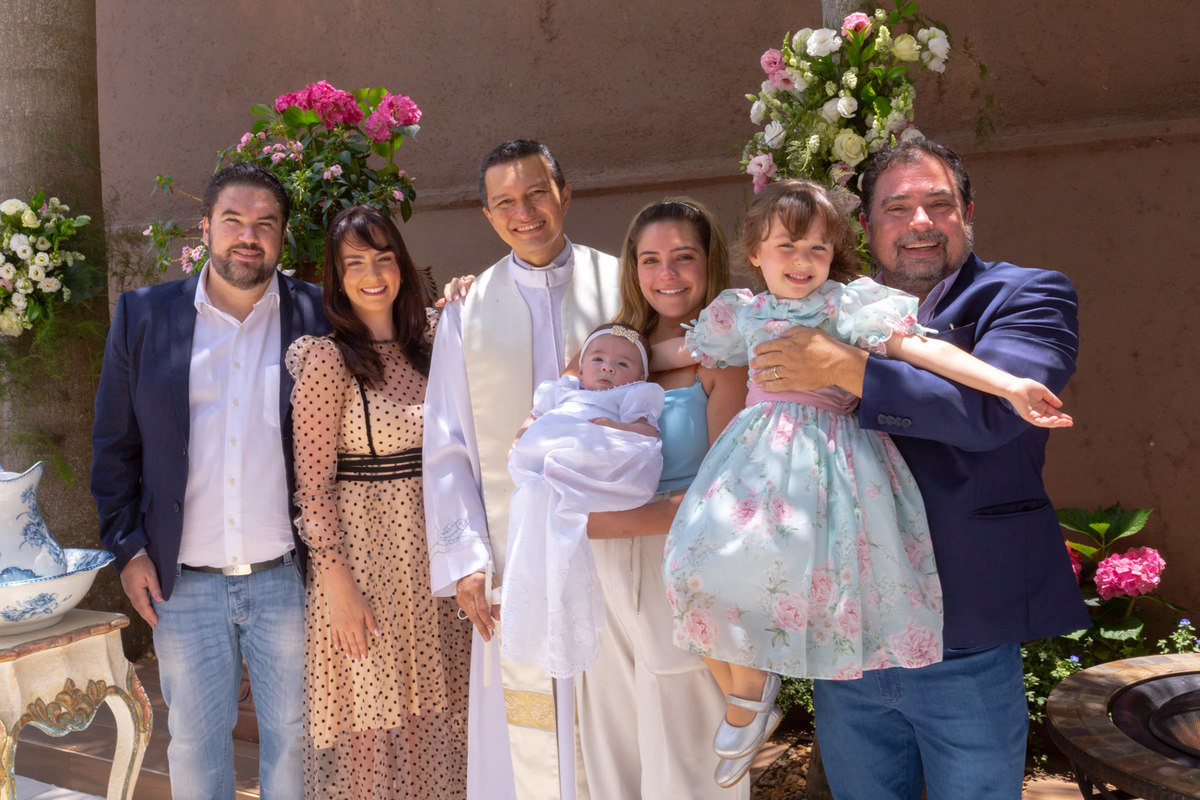 Familia em Batizado