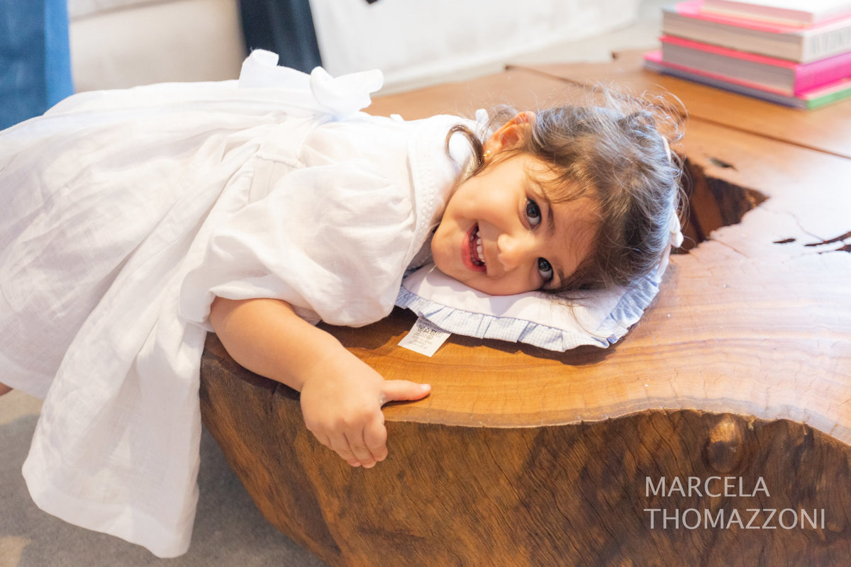 DUDA E SEU TRAVESSEIRO DE BATISMO