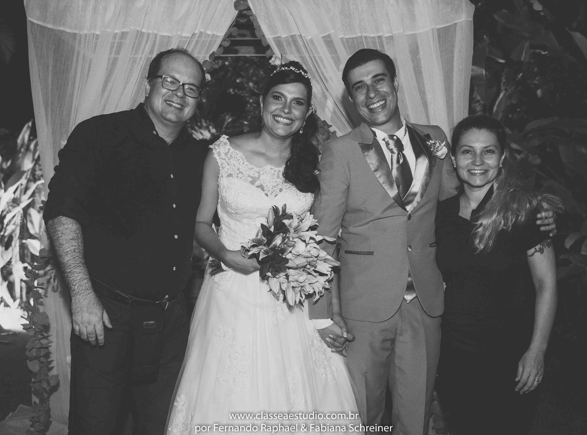 Fernando Raphael e Fabiana Schreiner