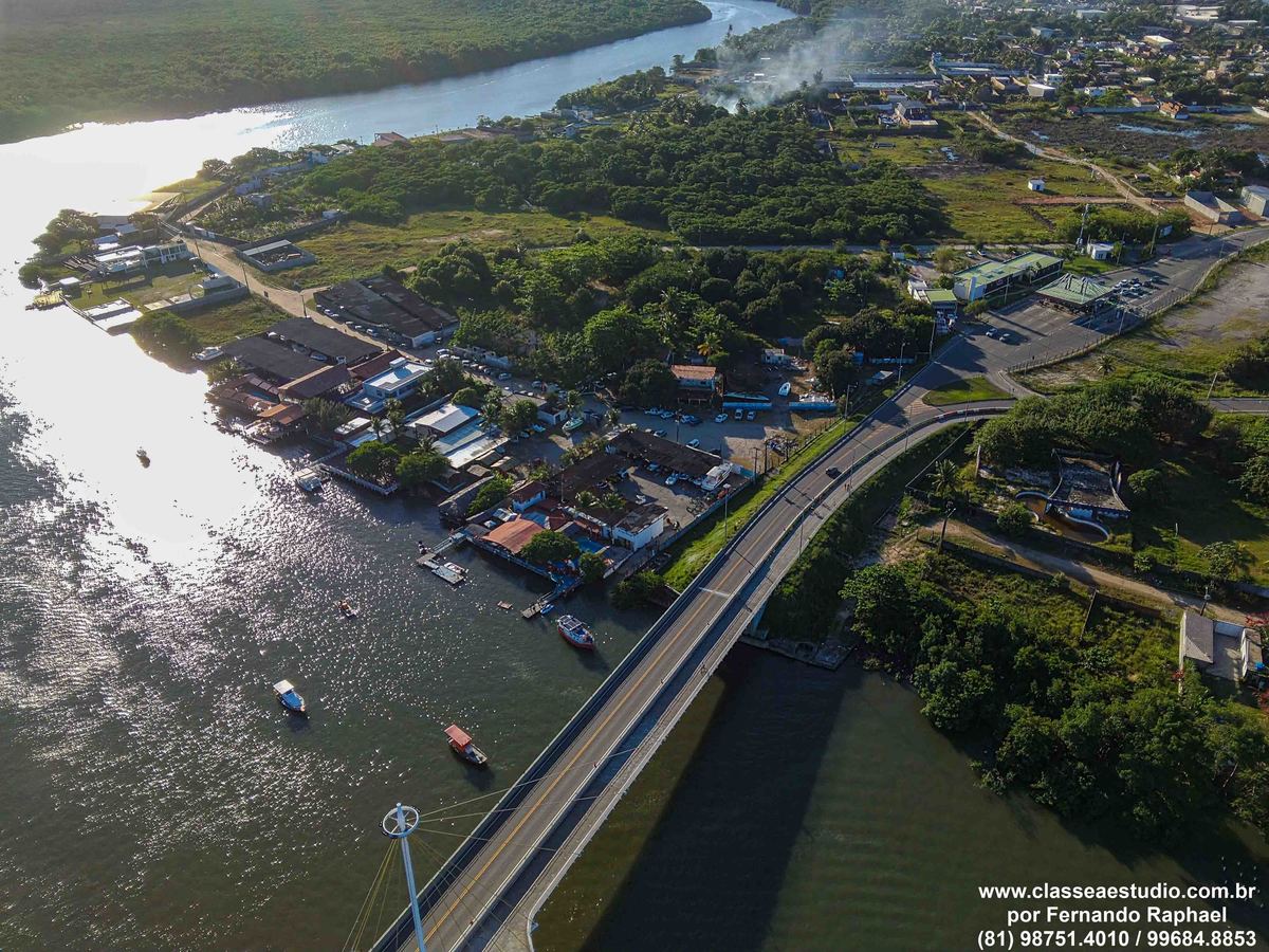 Imagens aereas da ponte do Paiva