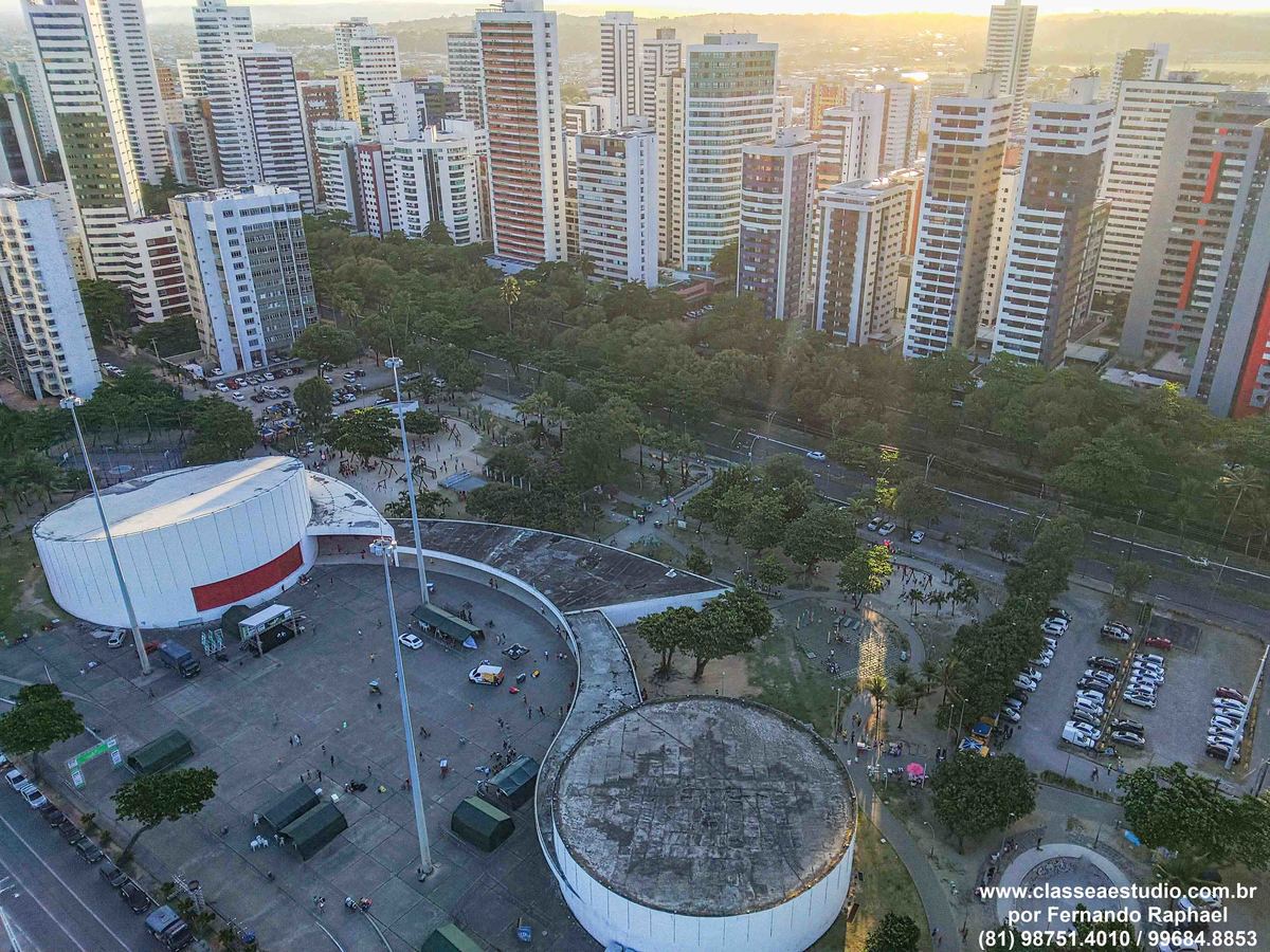 vídeo aéreo do Parque Dona Lindu