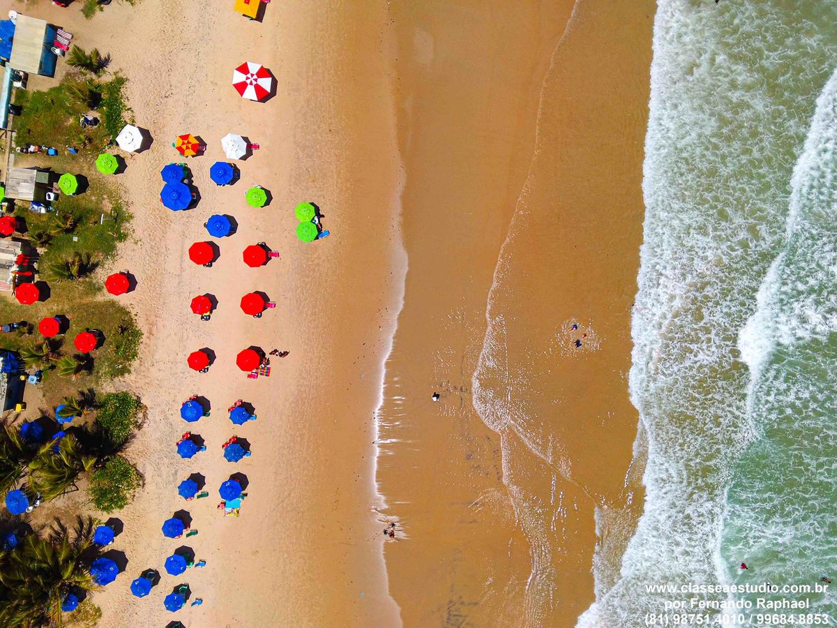 vídeo aéreo no Cabo de Santo Agostinho