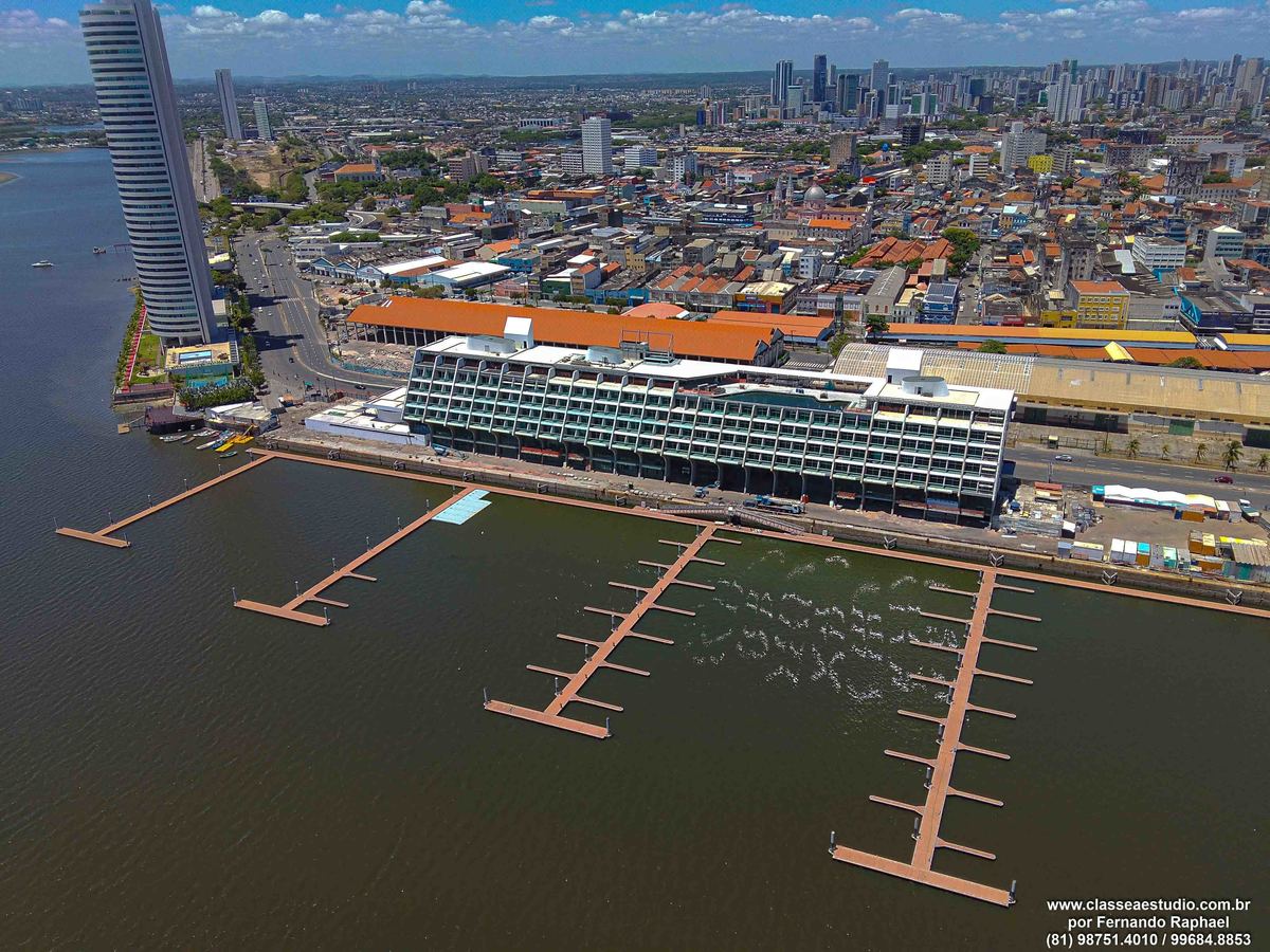 Vídeos aéreos no Porto Novo Recife