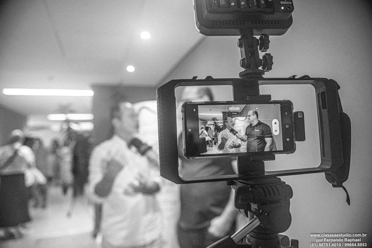 Entrevista com Guel Arraes e Fernando Raphael no festival de cinema cinepe para o canal Classe A TV