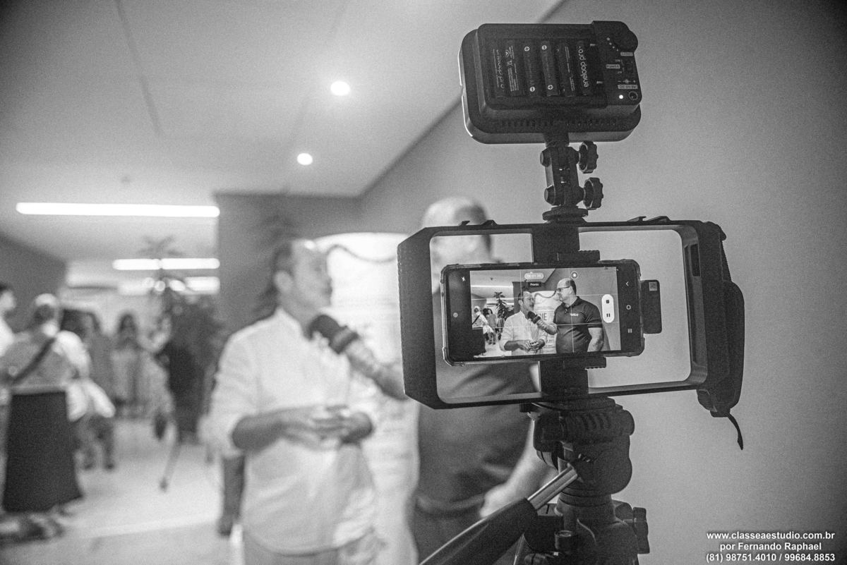 Entrevista com Guel Arraes e Fernando Raphael no festival de cinema cinepe para o canal Classe A TV