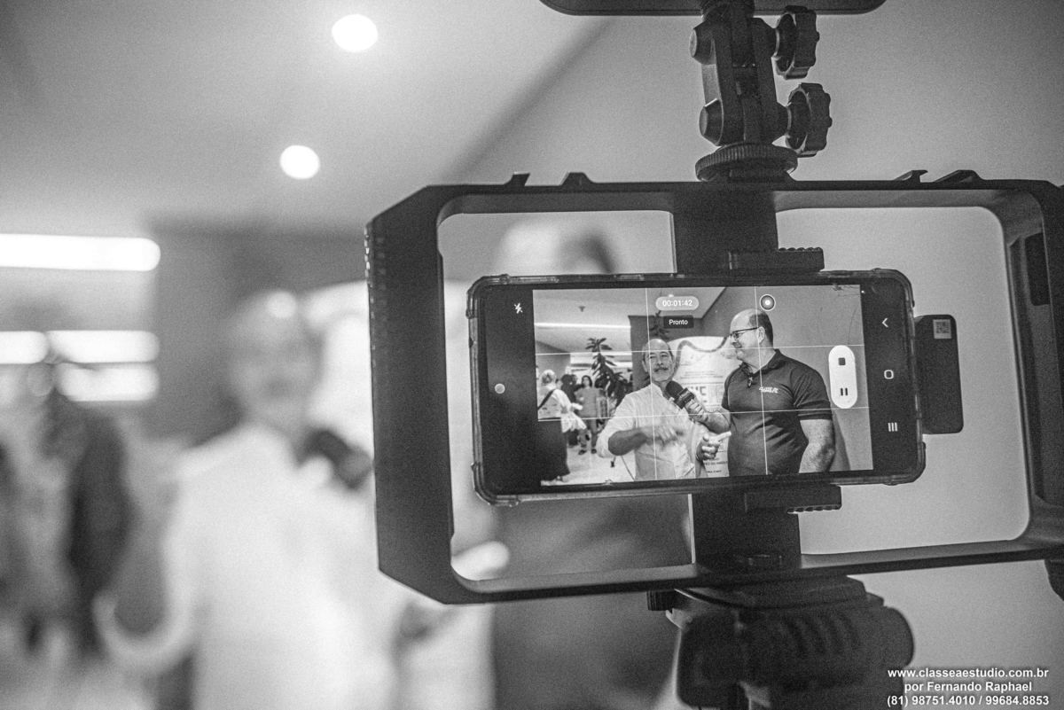 Entrevista com Guel Arraes e Fernando Raphael no festival de cinema cinepe para o canal Classe A TV