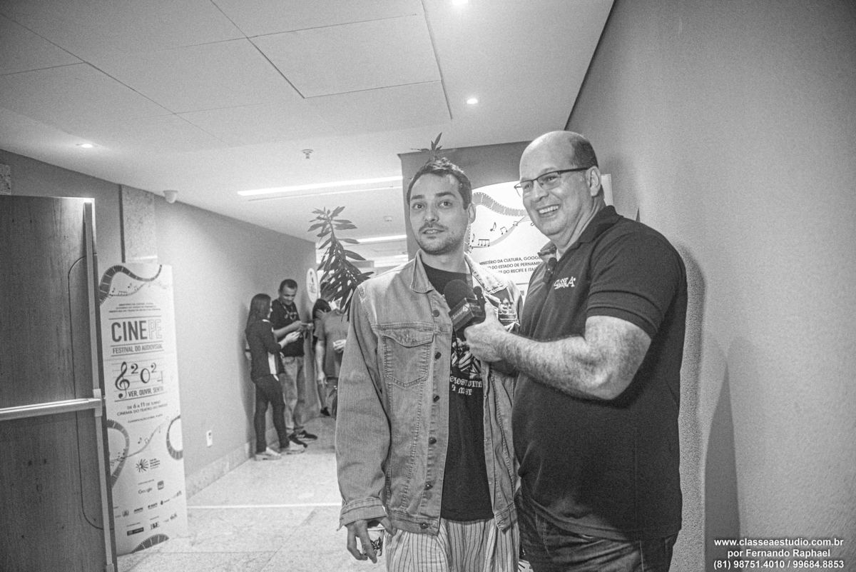 Entrevista com Eduardo Sterblich e Fernando Raphael no festival de cinema cinepe 