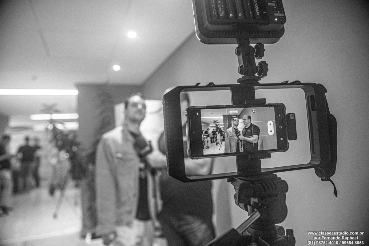 Eduardo Sterblich no festival de cinema cinepe para o canal classe a tv