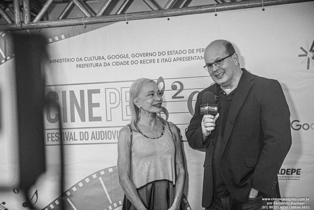 Entrevista com tania alves e Fernando Raphael no festival de cinema cinepe para o canal classe a tv