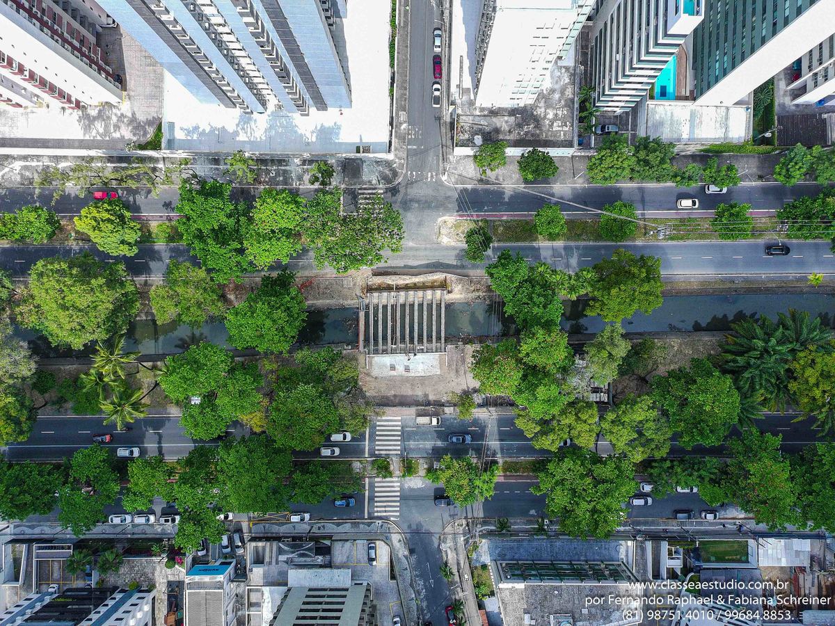 Imagens aéreas do recife
