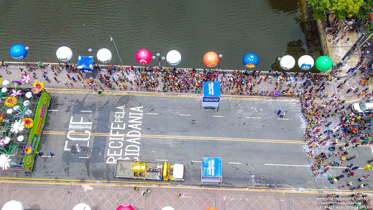 filmagem com drone no Carnaval de Pernambuco