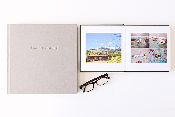 Álbum fotográfico de casamento